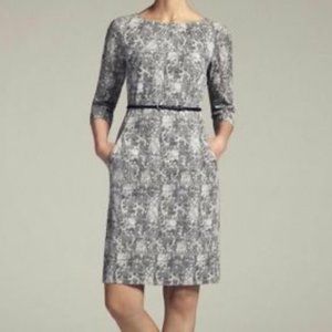 MM Lafleur Etsuko Dress Sz 12, Crackle Print